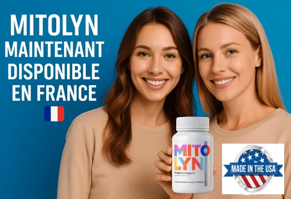 Deux jeunes femmes présentent Mitolyn, un complément naturel pour la perte de poids, maintenant disponible en France.