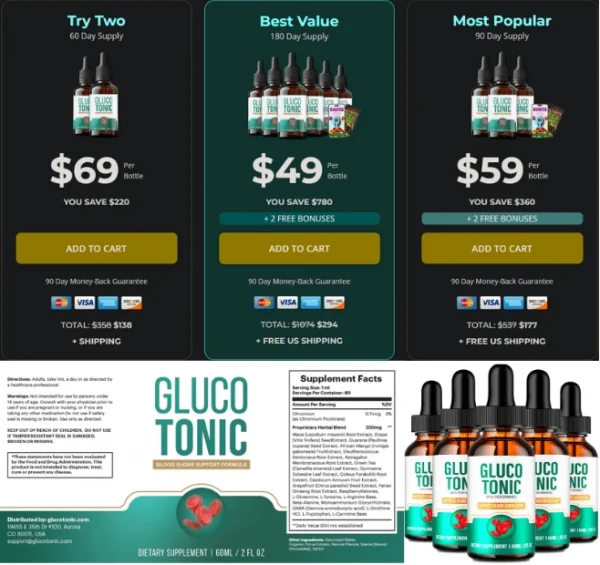 GlucoTonic pris
